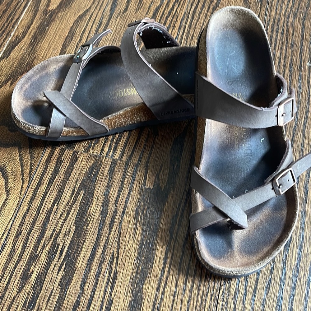 Birkenstock Mayari Brown Sandals 38 - Picture 2 of 10
